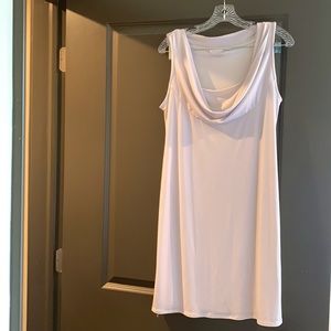 NEW YORK & COMPANY White Dress Stretch Medium